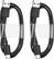 Left. Dynex™ - 3' USB Type C-to-USB Type A Charge-and-Sync Cable (2-Pack) - Black.