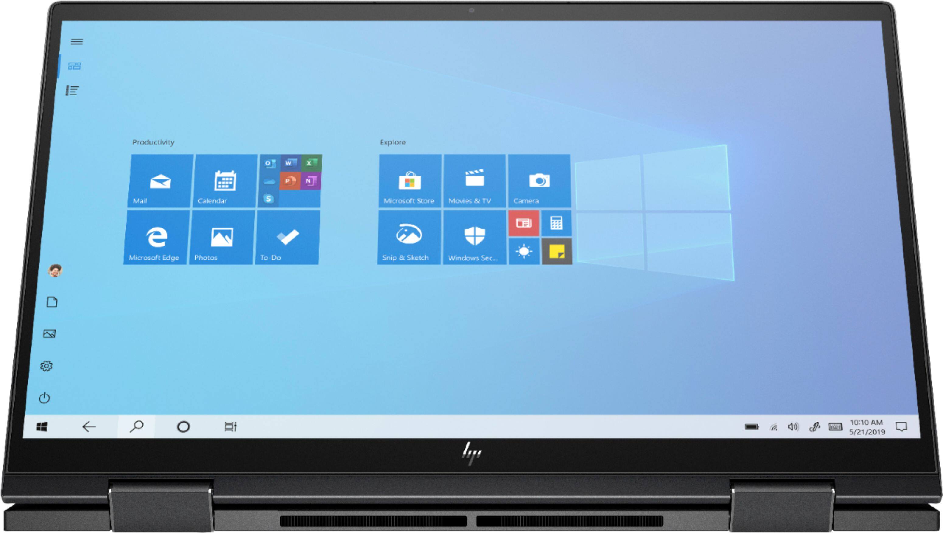 Alt View 11. HP - ENVY x360 2-in-1 15.6" Touch-Screen Laptop - AMD Ryzen 7 - 8GB Memory - 512GB SSD.