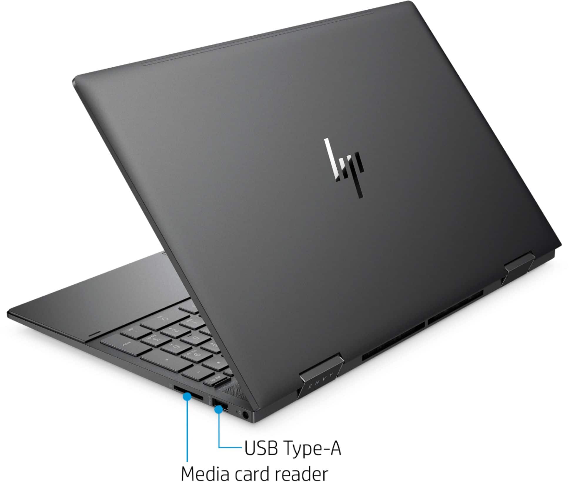 Alt View 18. HP - ENVY x360 2-in-1 15.6" Touch-Screen Laptop - AMD Ryzen 7 - 8GB Memory - 512GB SSD.