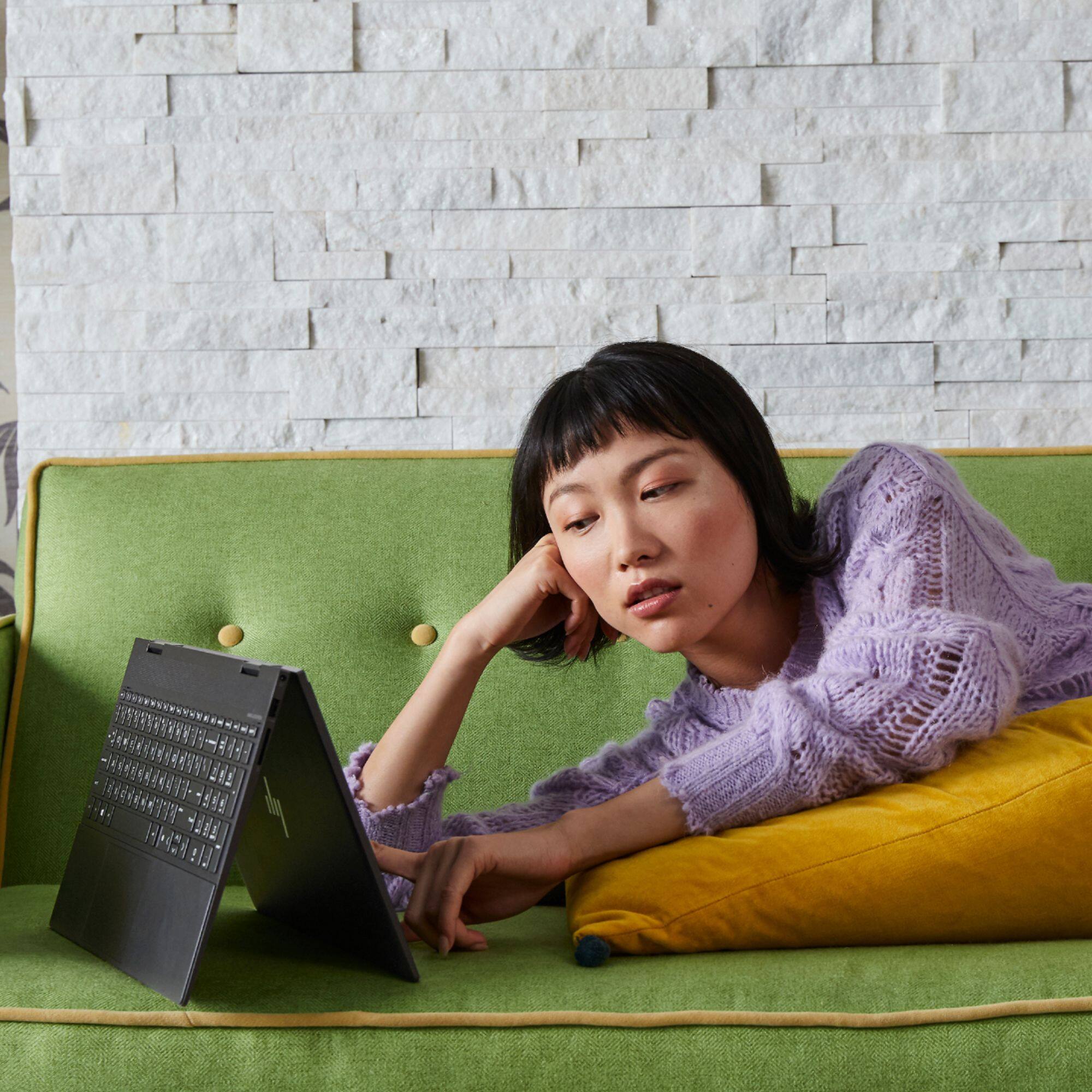 Alt View 19. HP - ENVY x360 2-in-1 15.6" Touch-Screen Laptop - AMD Ryzen 7 - 8GB Memory - 512GB SSD.