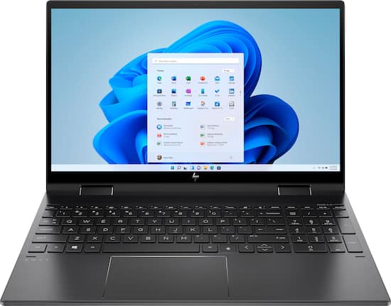 Hp Envy X360 2 In 1 15 6 Touch Screen Laptop Amd Ryzen 5 8gb Memory 256gb Ssd Nightfall Black 15m Ee0013dx Best Buy