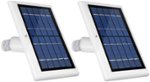 Wasserstein - Solar Panel for Arlo Ultra 2 and Arlo Pro 4 Surveillance Cameras (2-Pack) - White