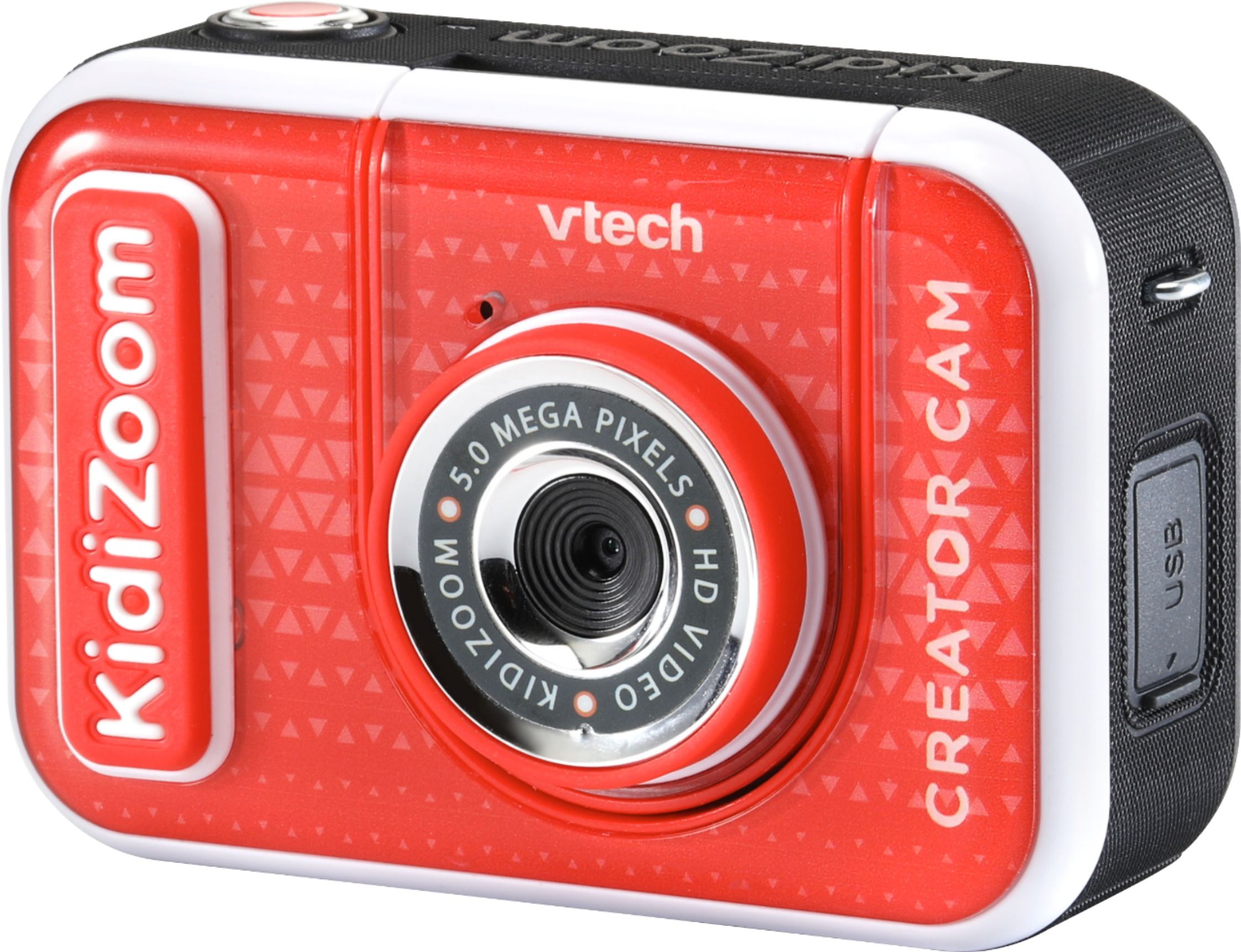 USED VTech 80-531800 KidiZoom Creator HD Cam with Built in Microphone in Red 