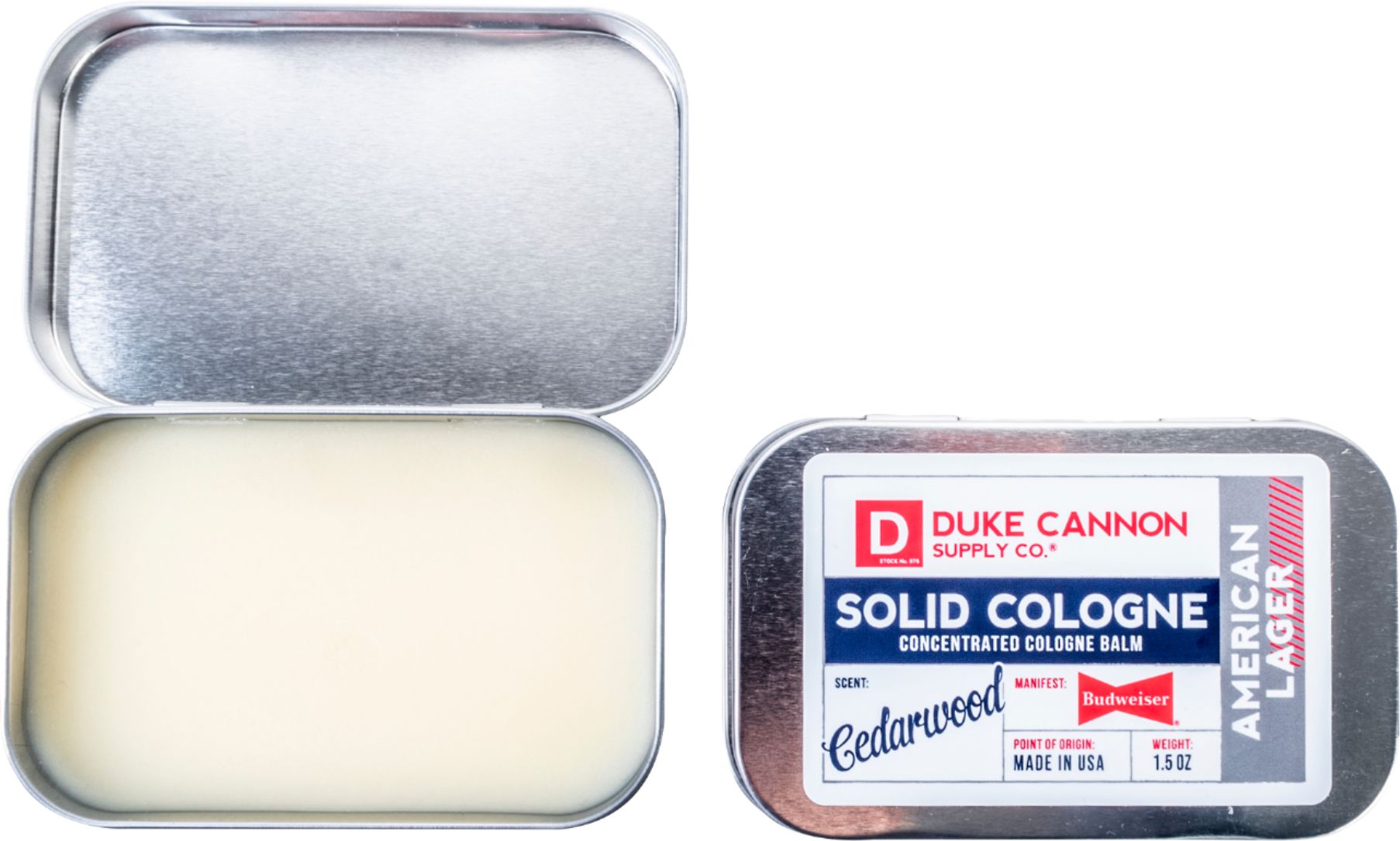 Customer Reviews: Duke Cannon American Lager Solid Cologne Balm Cream ...