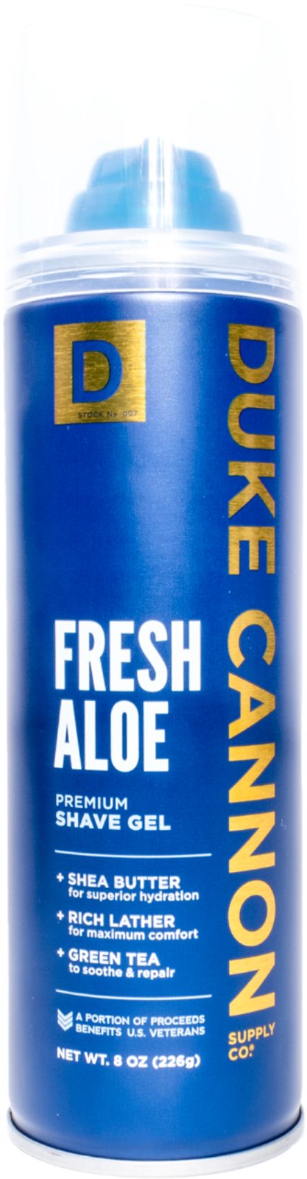 Angle View: Duke Cannon - Fresh Aloe Premium Shave Gel - White