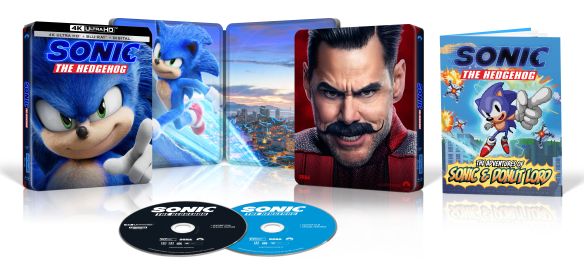 Sonic the Hedgehog [SteelBook] [Digital Copy] [4K Ultra HD Blu-ray/Blu-ray] [Only @ Best Buy] [2020]