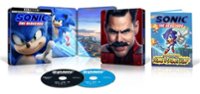 Front. Sonic the Hedgehog [SteelBook] [Digital Copy] [4K Ultra HD Blu-ray/Blu-ray] [Only @ Best Buy] [2020].