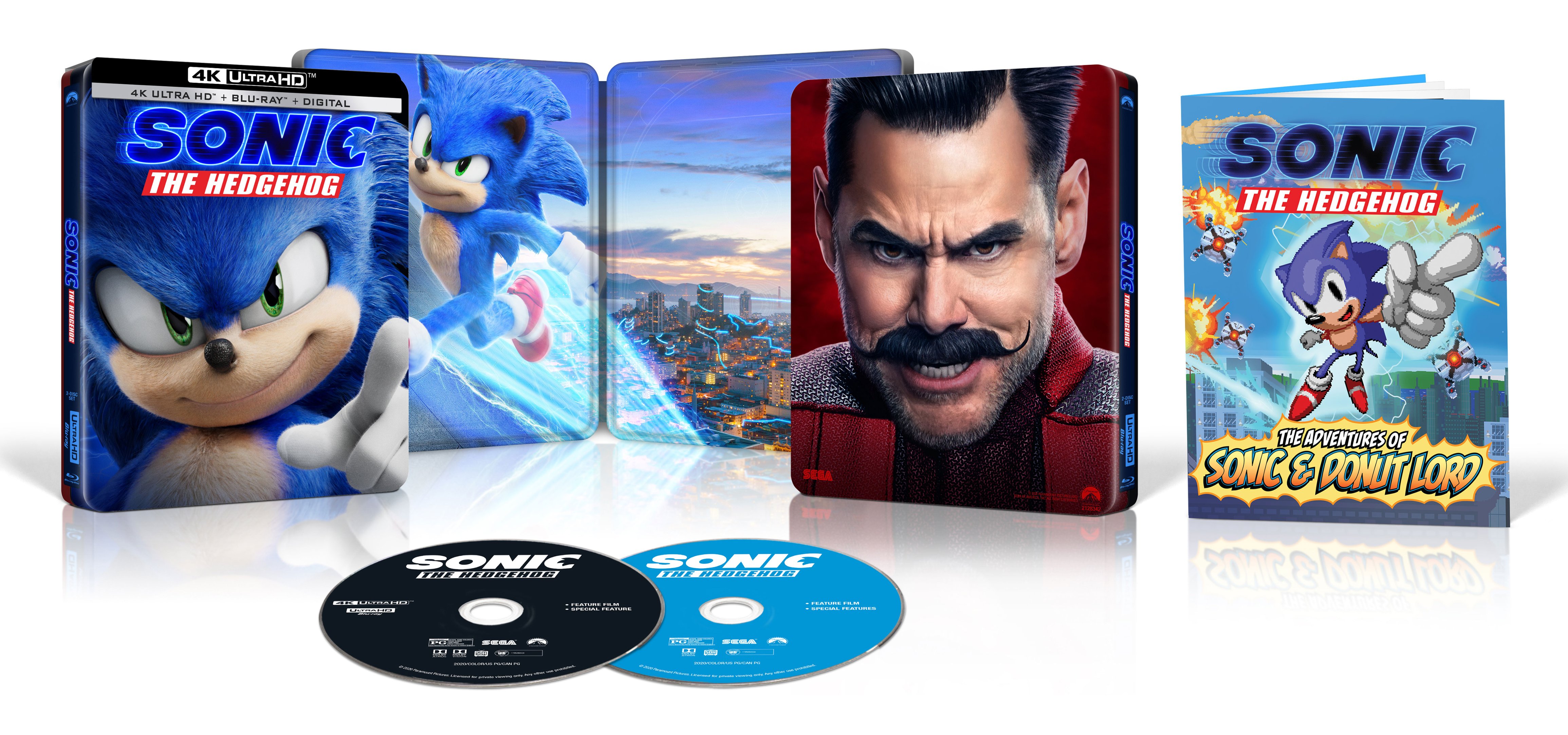 Sonic the Hedgehog 2-Movie Collection [SteelBook] [Digital Copy] [4K Ultra  HD Blu-ray/Blu-ray] - Best Buy