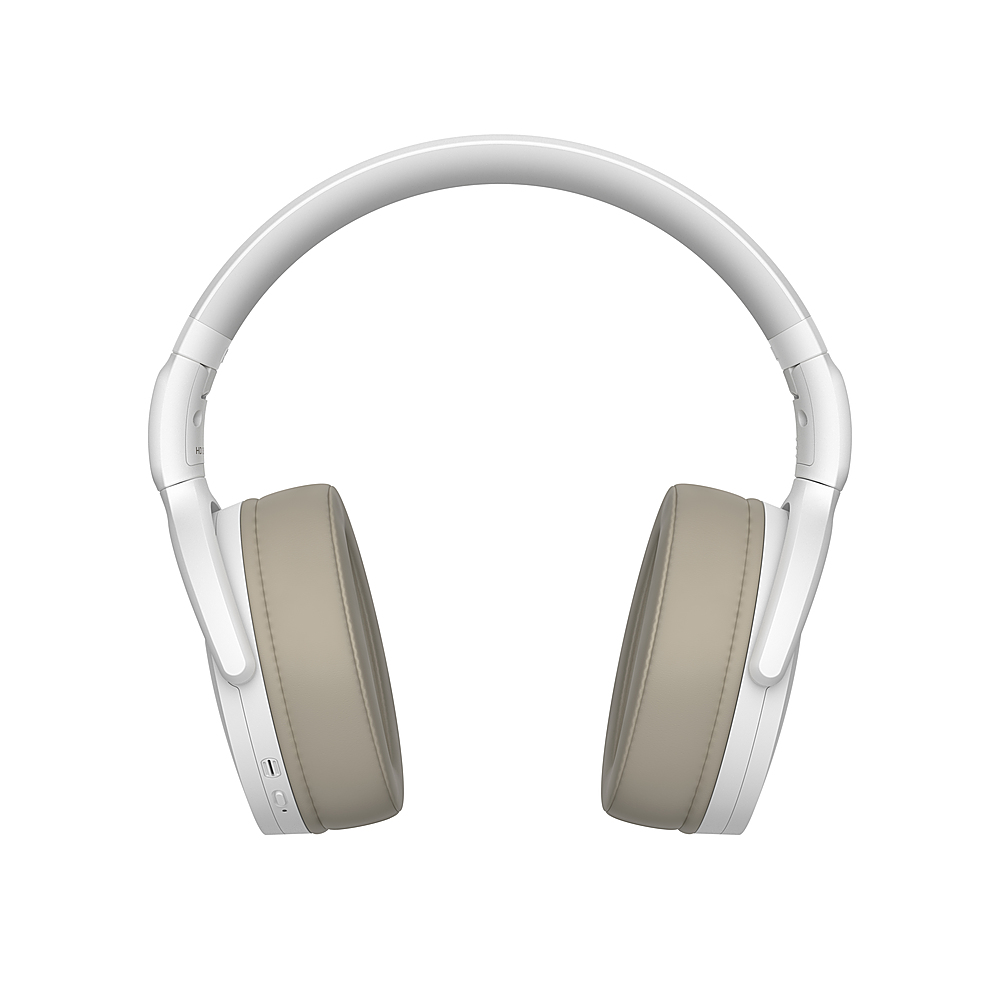 Angle View: Sennheiser - HD 350BT 5.0 Wireless Headphone - 30-Hour Battery Life, USB-C Fast Charging, Virtual Assistant Button, Foldable - White