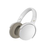 Sennheiser - HD 350BT 5.0 Wireless Headphone - 30-Hour Battery Life, USB-C Fast Charging, Virtual Assistant Button, Foldable - White - Front_Zoom