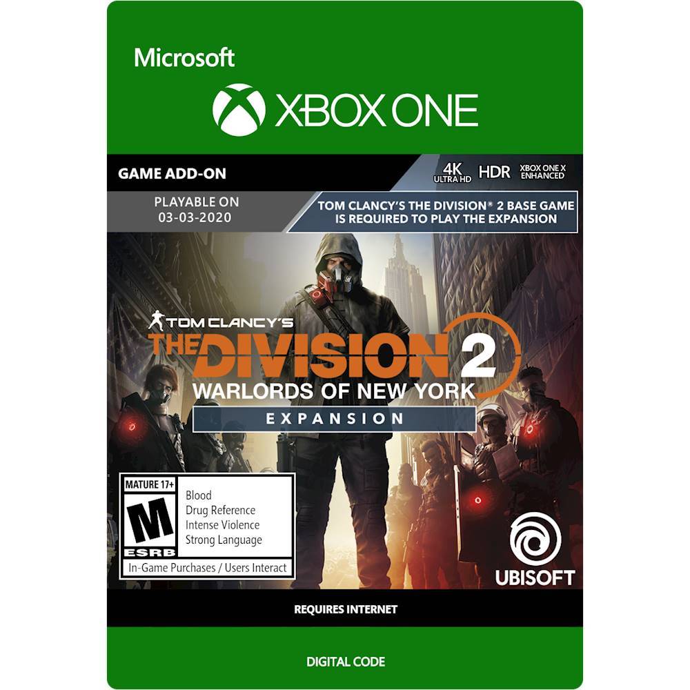 Clancy's The Division 2 Warlords of New York Expansion Xbox One [Digital] - Best Buy