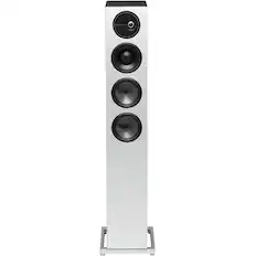 Front. Definitive Technology - Demand D15 3-Way Tower Speaker (Right-Channel) - Single, Black, Dual 8” Passive Bass Radiators - Piano Black.