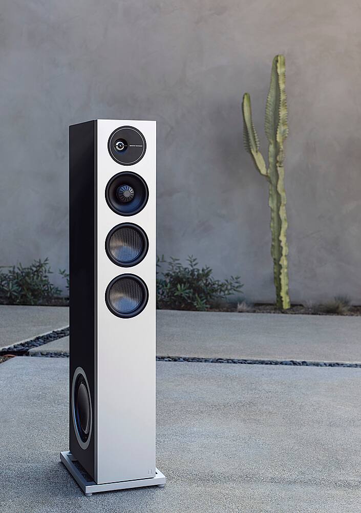 Alt View 19. Definitive Technology - Demand D15 3-Way Tower Speaker (Right-Channel) - Single, Black, Dual 8” Passive Bass Radiators - Piano Black.