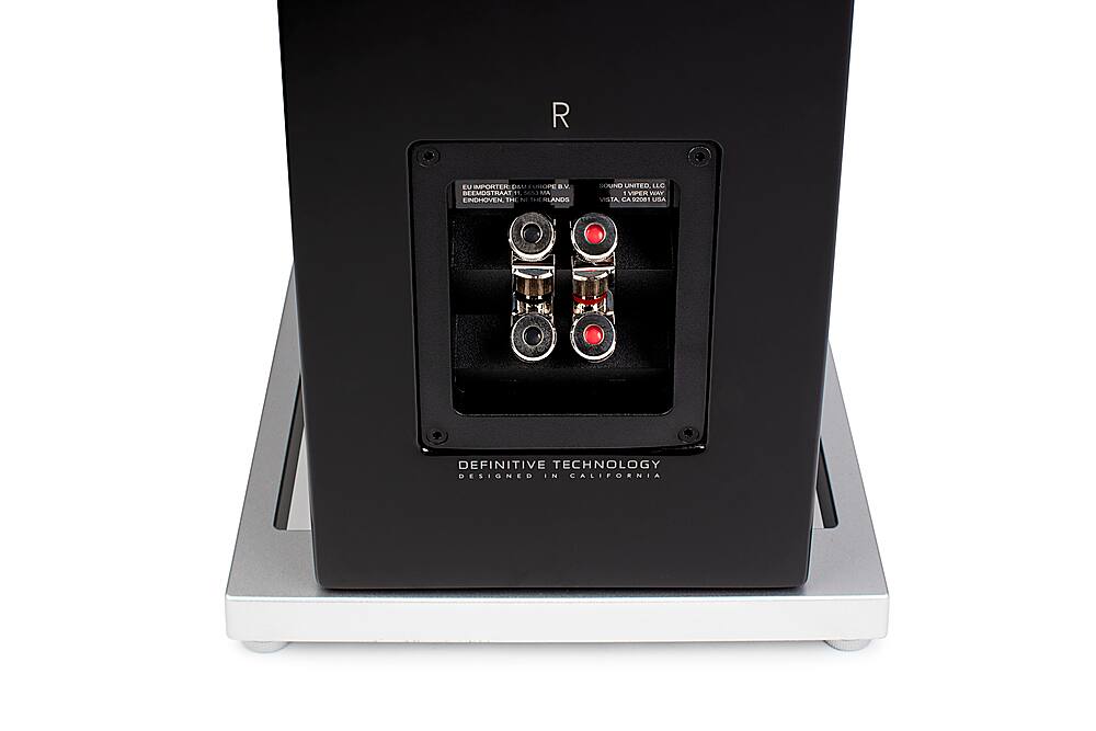 Alt View 21. Definitive Technology - Demand D15 3-Way Tower Speaker (Right-Channel) - Single, Black, Dual 8” Passive Bass Radiators - Piano Black.