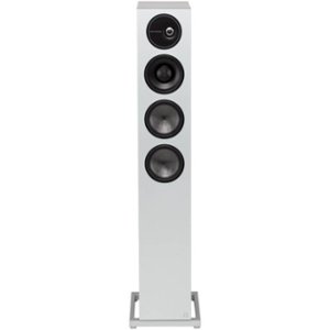 Definitive Technology Demand D15 3-Way Tower Speaker (Right-Channel) - Single, White, Dual 8” Passive Bass Radiators - Gloss White