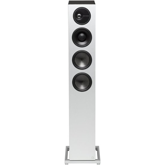 Front. Definitive Technology - Demand D15 3-Way Tower Speaker (Left-Channel) - Single, Black, Dual 8” Passive Bass Radiators - Piano Black.