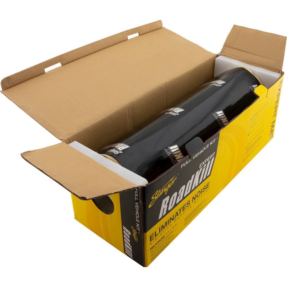 Alt View 12. Stinger - RoadKill Expert 2' x 40' Sound Damping Bulk Roll - Black.