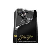 Stinger - 9000 Series 17' Audio RCA Cable - Black - Angle_Zoom