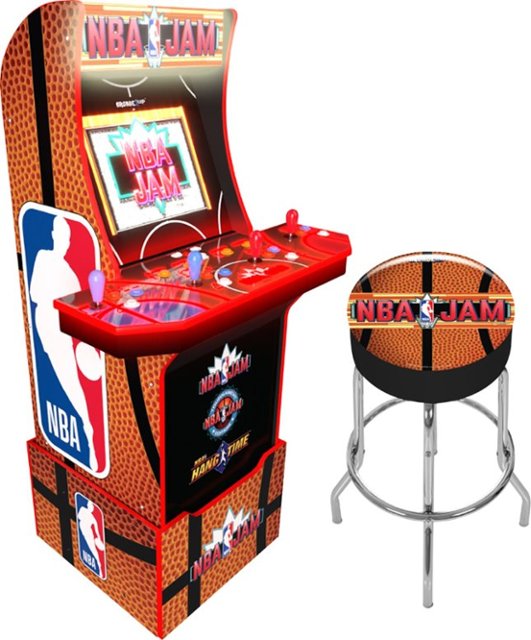 Front Zoom. Arcade1Up - NBA Jam Arcade - NBA Jam.