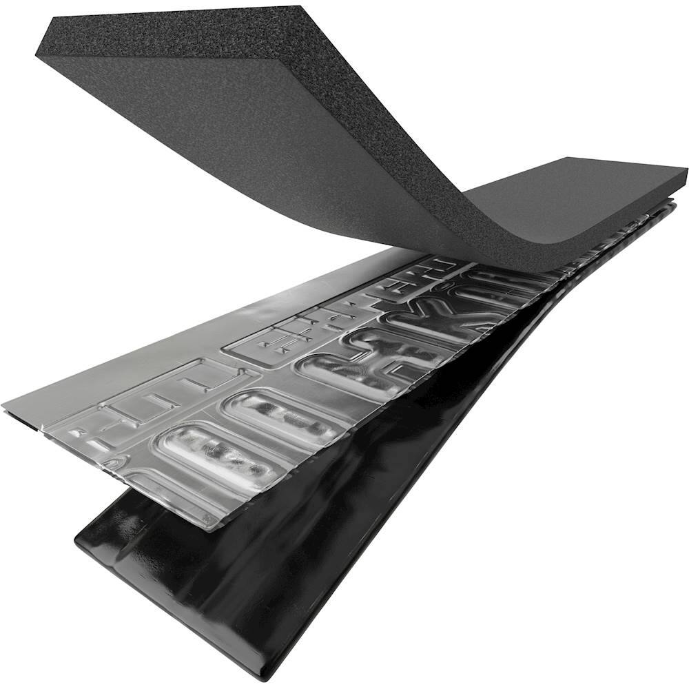 Alt View 12. Stinger - RoadKill Ultimate 18" x 32" Sound Damping Bulk Kit (9-Pack) - Black/Silver.