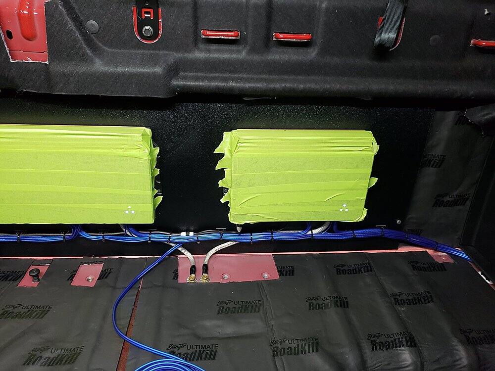 Alt View 15. Stinger - RoadKill Ultimate 18" x 32" Sound Damping Bulk Kit (9-Pack) - Black/Silver.