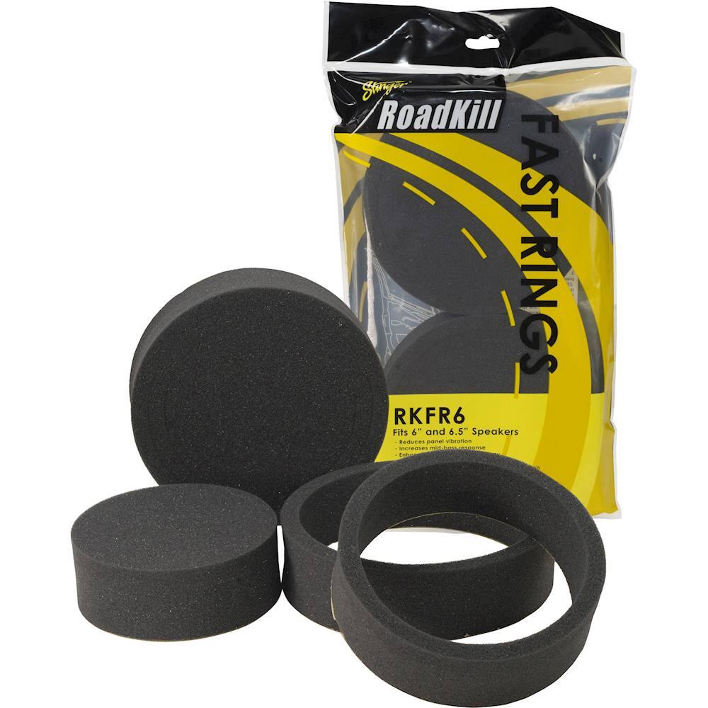 Alt View 12. Stinger - RoadKill Universal Fast Rings Kit for 6” and 6.5” Speakers - Black.