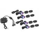 Front Zoom. Stinger - Powersports 4-Way Underbody/Wheel LED Light Kit - Black.