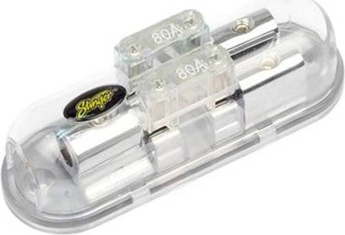 Stinger - MAXI 2-Position Fused Distribution Block - Silver