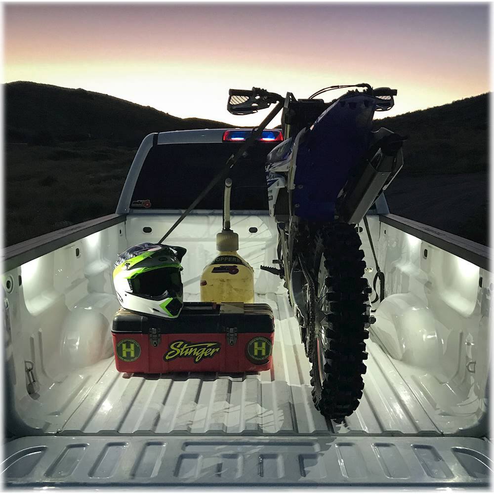 Alt View 12. Stinger - LED Underbody/Wheel Well/Rock Light Pod (2-Pack) - Black.