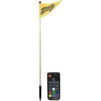 Stinger - 5' LED Light Whip - Clear/Black/Multi - Front_Zoom