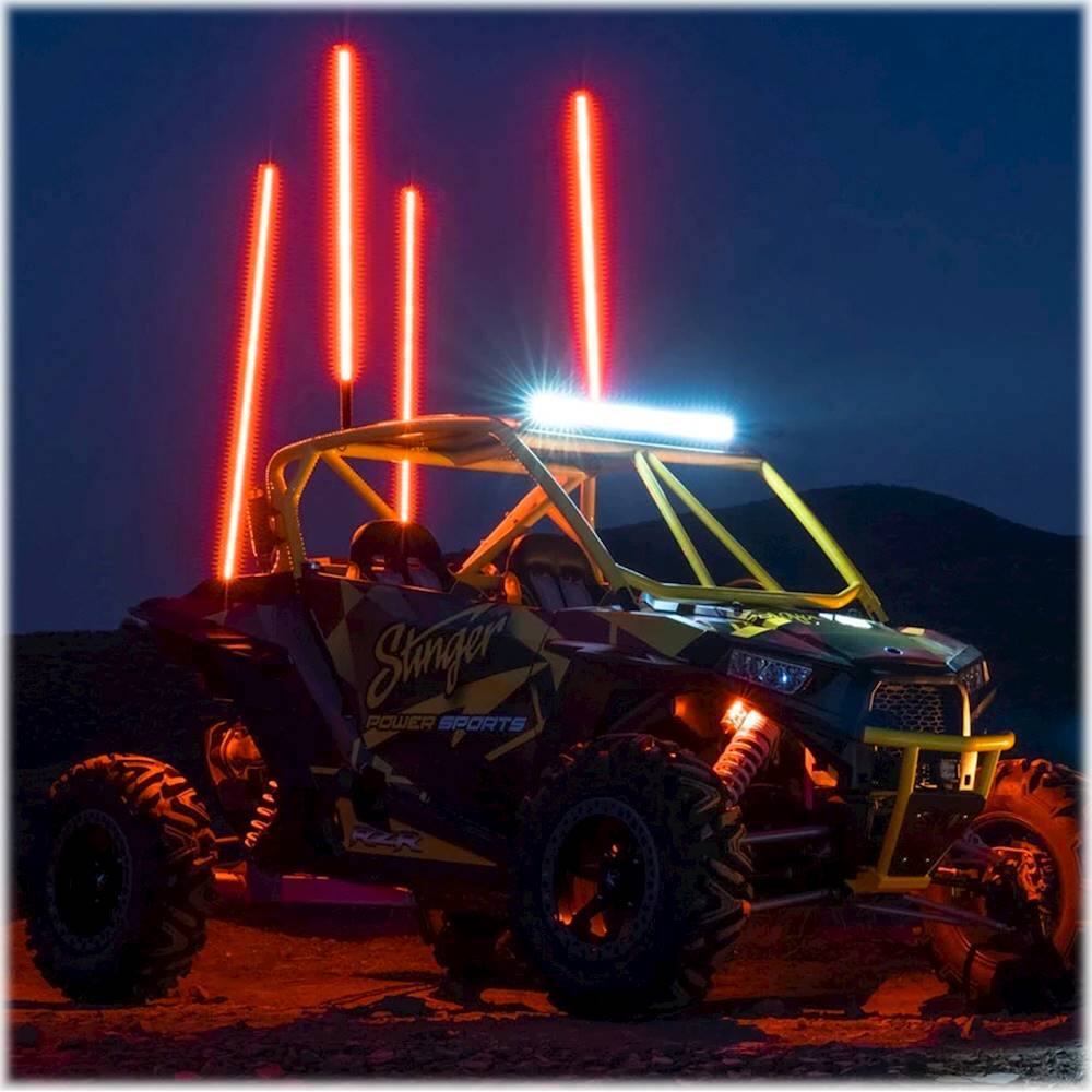 Alt View 13. Stinger - 5' LED Light Whip - Multi.