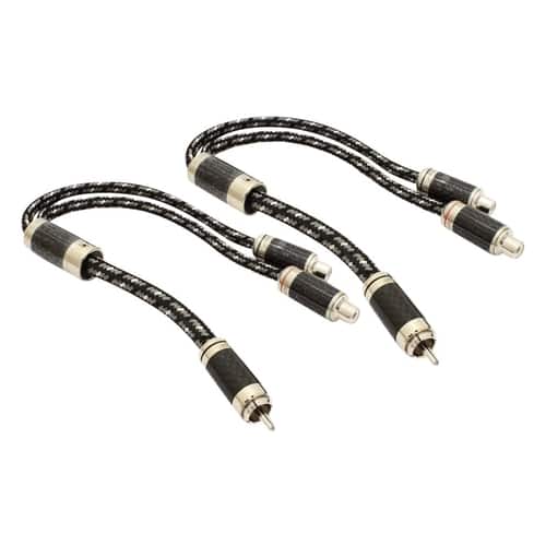Stinger - 9000 Series Premium Interconnect Audio Splitter - Black
