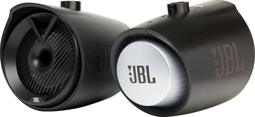 Alt View 18. JBL - Tower X 8" 2-Way Marine Speakers with Polypropylene Long-Throw Woofer Cones (Pair) - Black.
