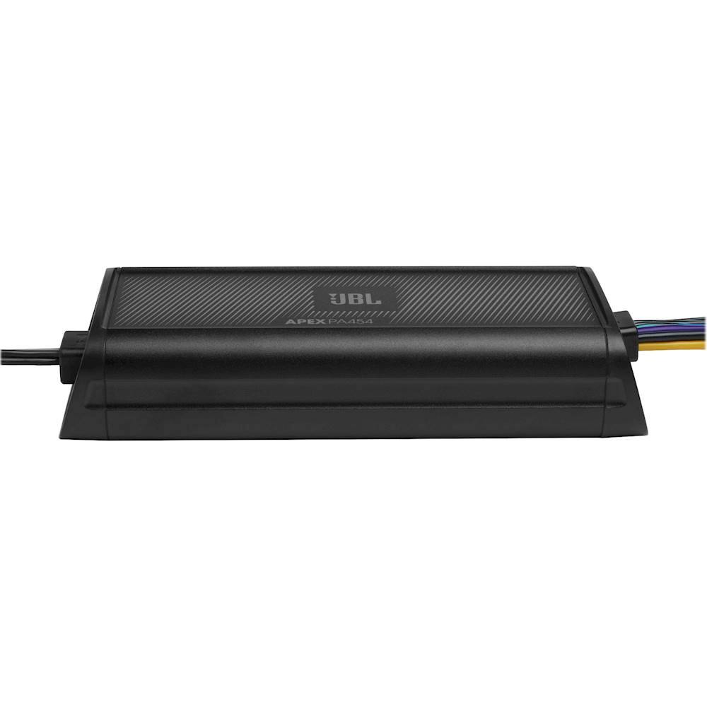 Front. JBL - Apex 450W Class D Multichannel Amplifier with Selectable Hi-Pass Crossovers - Black.