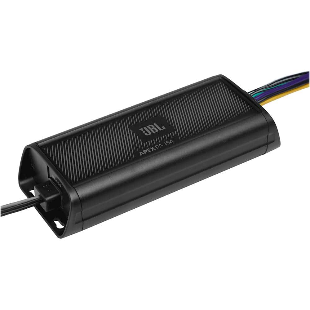 Alt View 12. JBL - Apex 450W Class D Multichannel Amplifier with Selectable Hi-Pass Crossovers - Black.