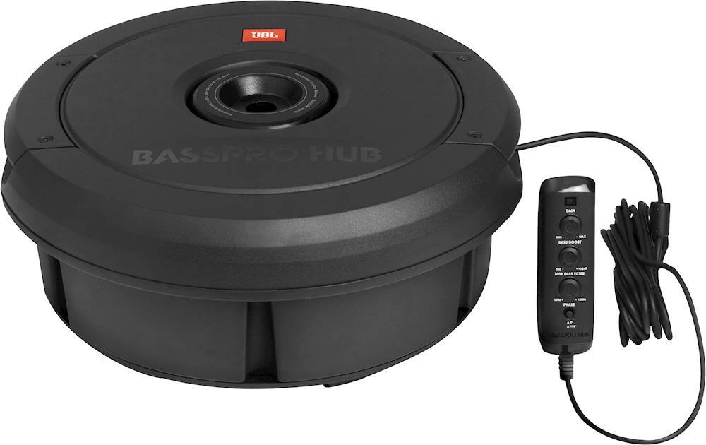 Alt View 12. JBL - BassPro Hub 11" Single-Voice-Coil 2-Ohm Subwoofer with Integrated 200W Class D Amplifier - Black.
