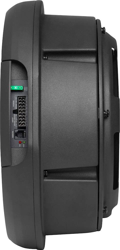 Alt View 14. JBL - BassPro Hub 11" Single-Voice-Coil 2-Ohm Subwoofer with Integrated 200W Class D Amplifier - Black.