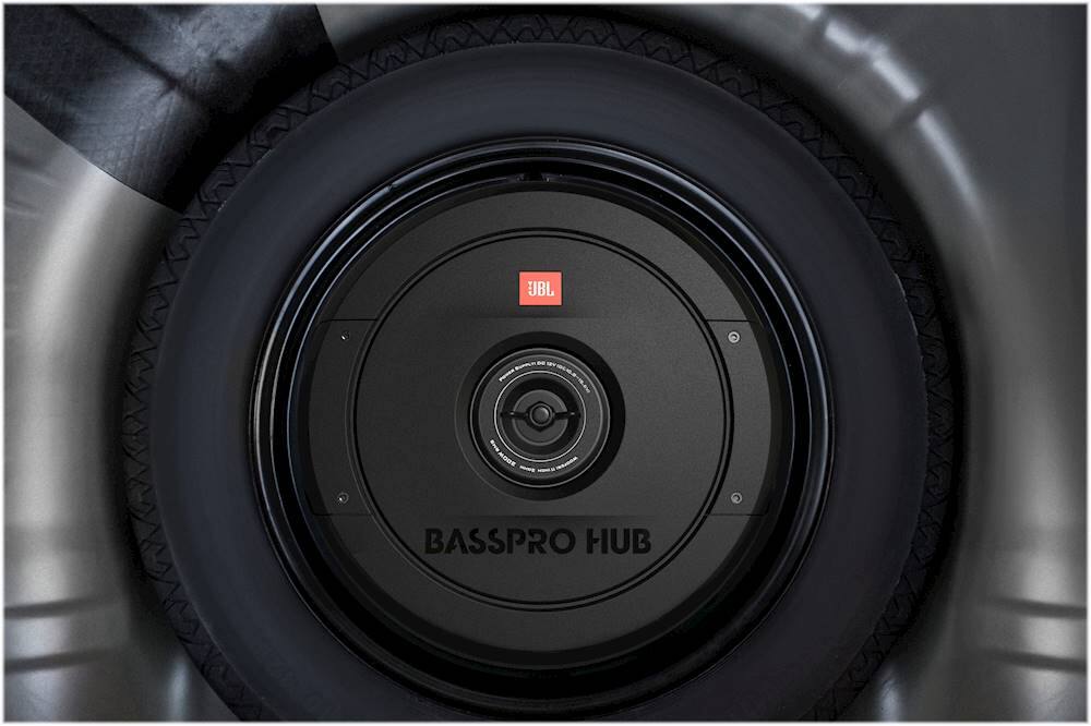 Alt View 17. JBL - BassPro Hub 11" Single-Voice-Coil 2-Ohm Subwoofer with Integrated 200W Class D Amplifier - Black.