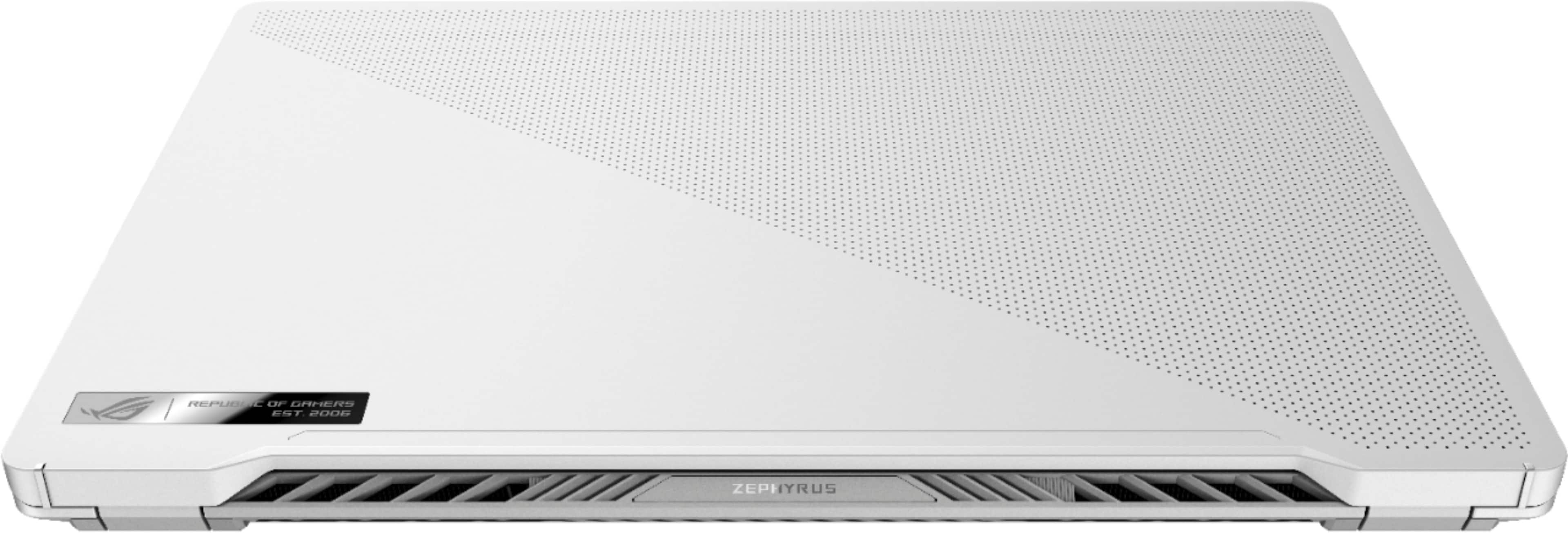 Alt View 12. ASUS - ROG Zephyrus G14 14" Gaming Laptop - AMD Ryzen 9 - 16GB Memory - NVIDIA GeForce RTX 2060 Max-Q - 1TB SSD - Moonlight White.