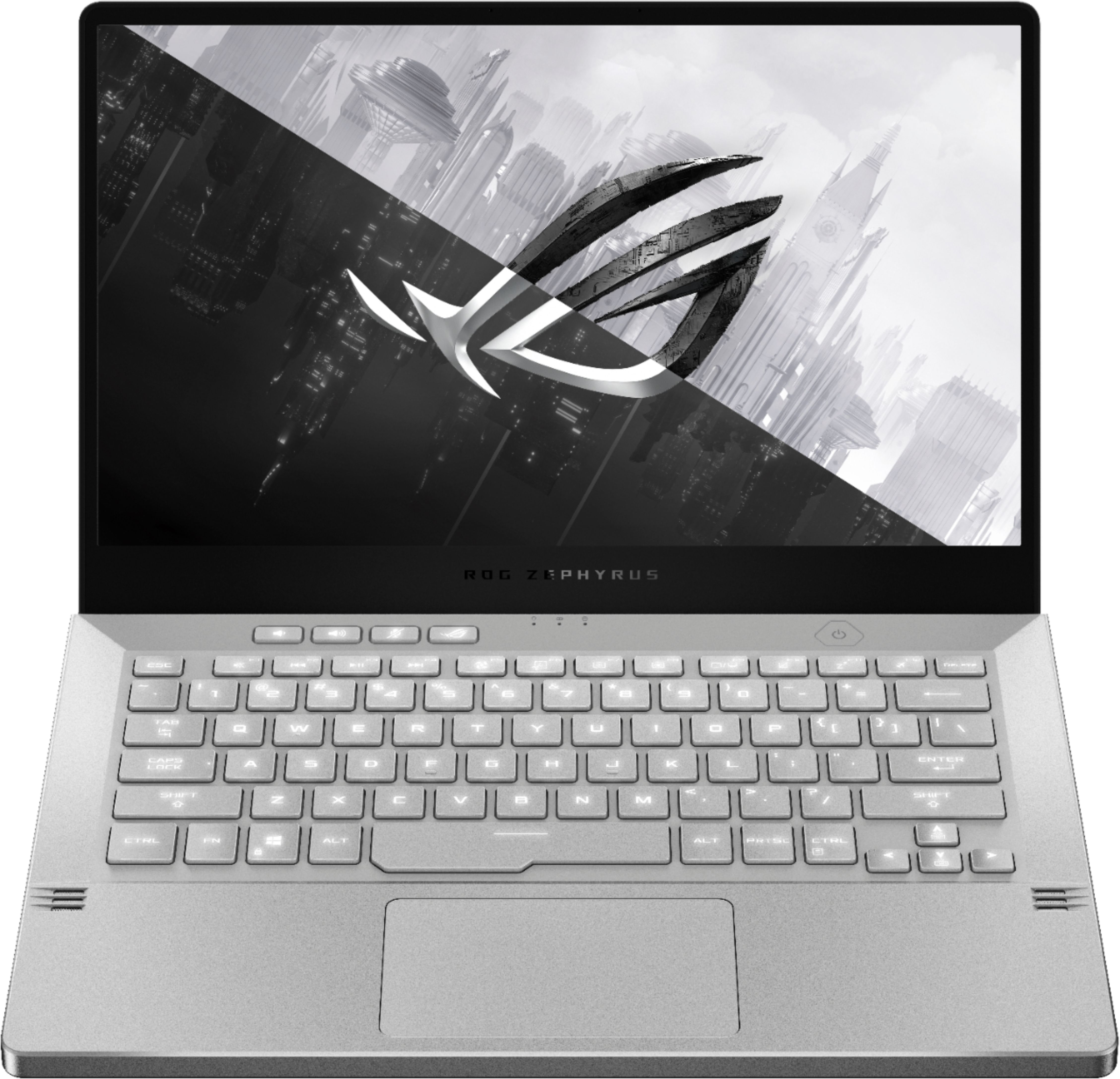 Asus Rog Zephyrus G14 14 Gaming Laptop Amd Ryzen 9 16gb Memory Nvidia Geforce Rtx 60 Max Q 1tb Ssd Moonlight White Ga401iv Br9n6 Best Buy