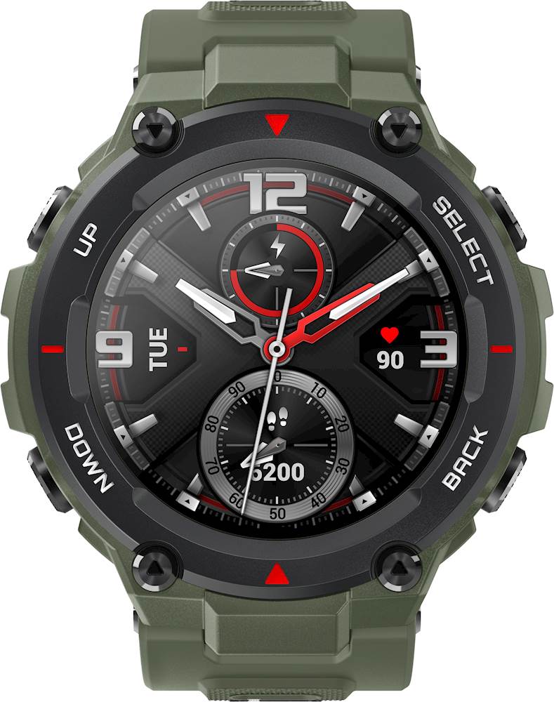 T-Rex Smartwatch 44mm Polymer Army Green Best