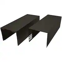 Whirlpool - Chimney Extension Kit for KitchenAid KVWB600DBS and KVWB600HBS Hoods - Black Stainless Steel - Front_Zoom