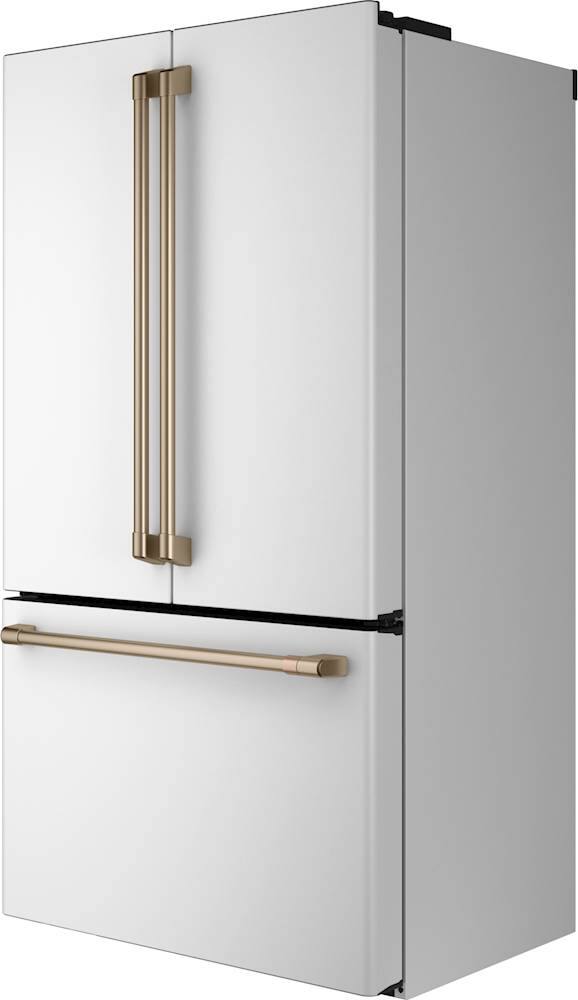 Alt View 11. GE - Left Side Panel for Counter Depth Café Refrigerators CWE23SP4MW2 & CYE22TP4MW2 - Matte White.