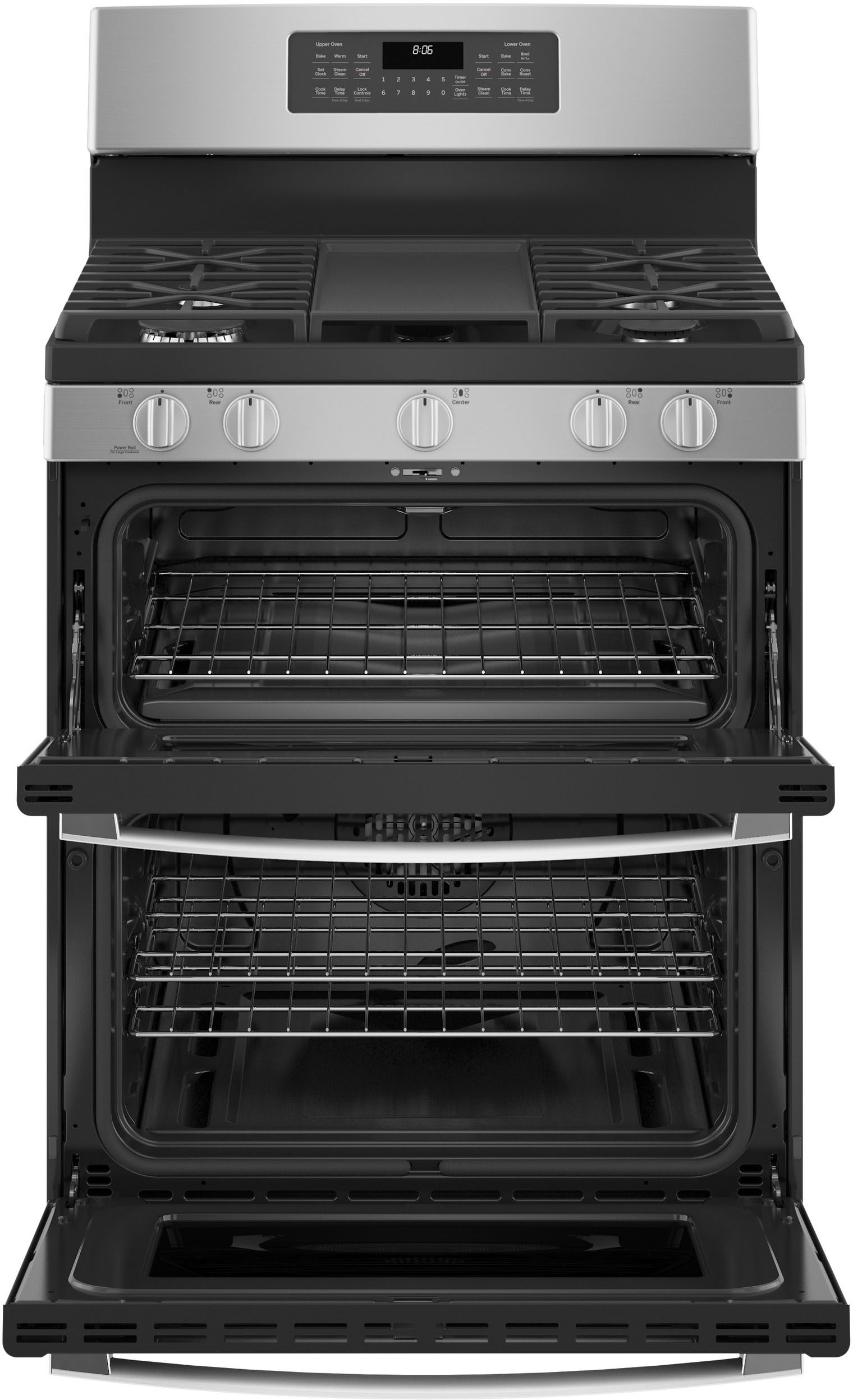 Customer Reviews Ge 68 Cu Ft Freestanding Double Oven Gas