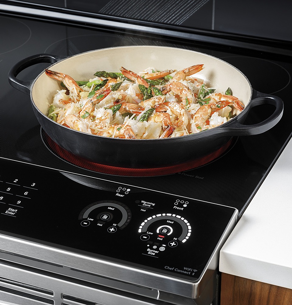 GE Profile 30 in. 5-Burner Smart Electric Cooktop with Power