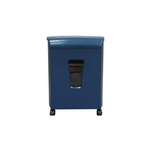 Front. Sentinel - 10-Sheet Microcut Paper Shredder - Blue.