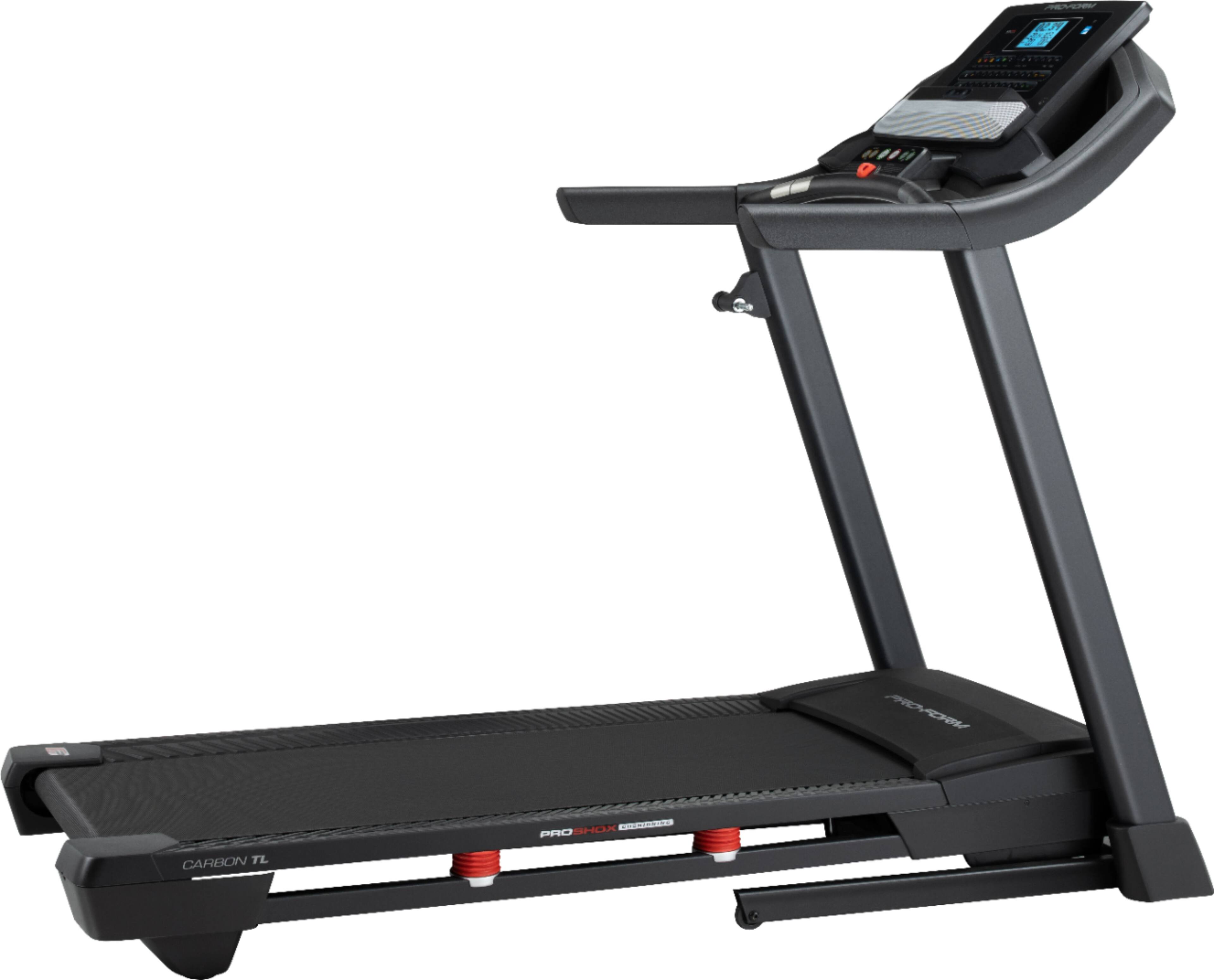 Front. ProForm - ProForm Carbon TL Smart Treadmill with 10% Incline Control, iFIT Compatible - Black.