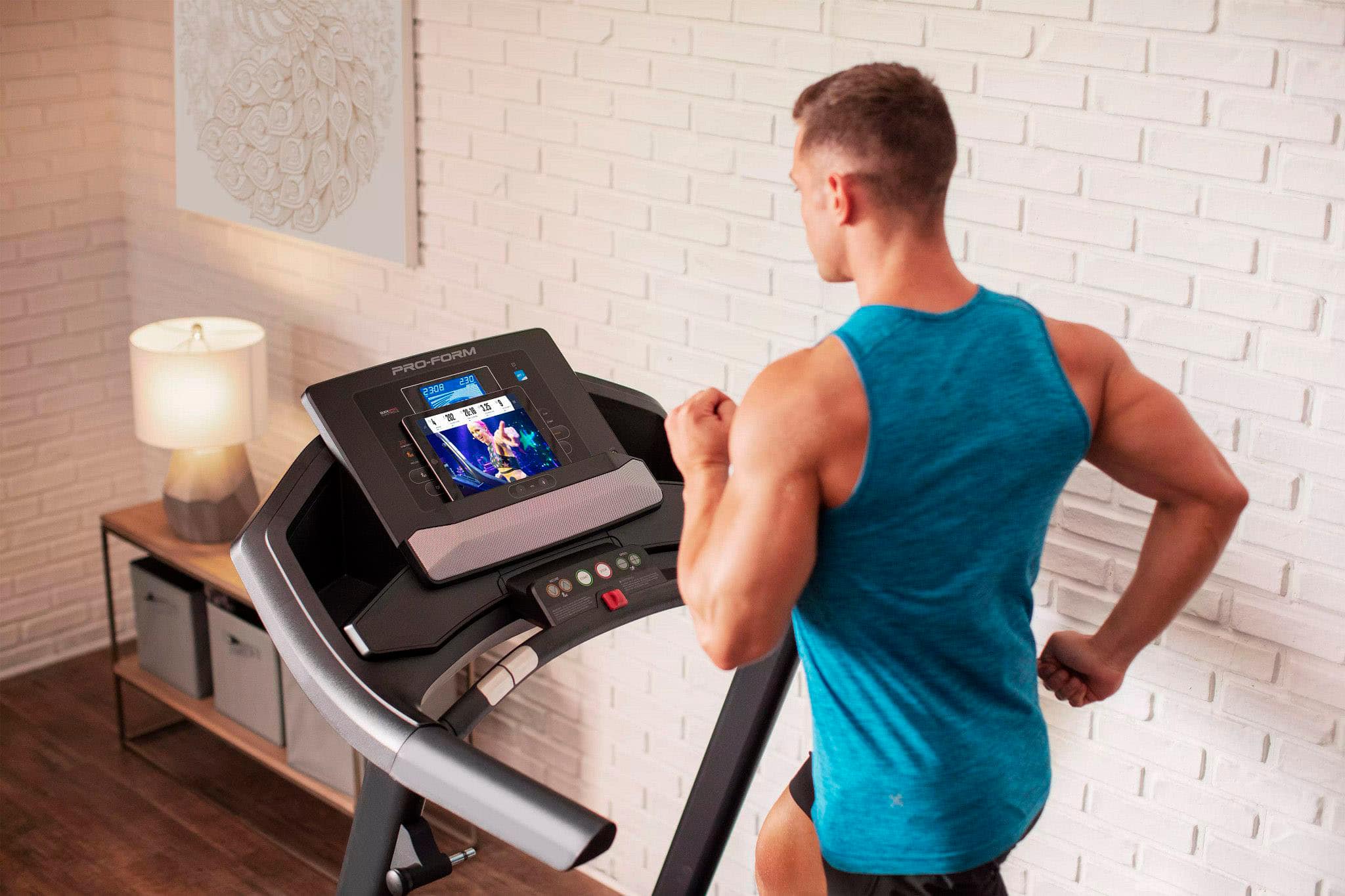 Alt View 28. ProForm - ProForm Carbon TL Smart Treadmill with 10% Incline Control, iFIT Compatible - Black.