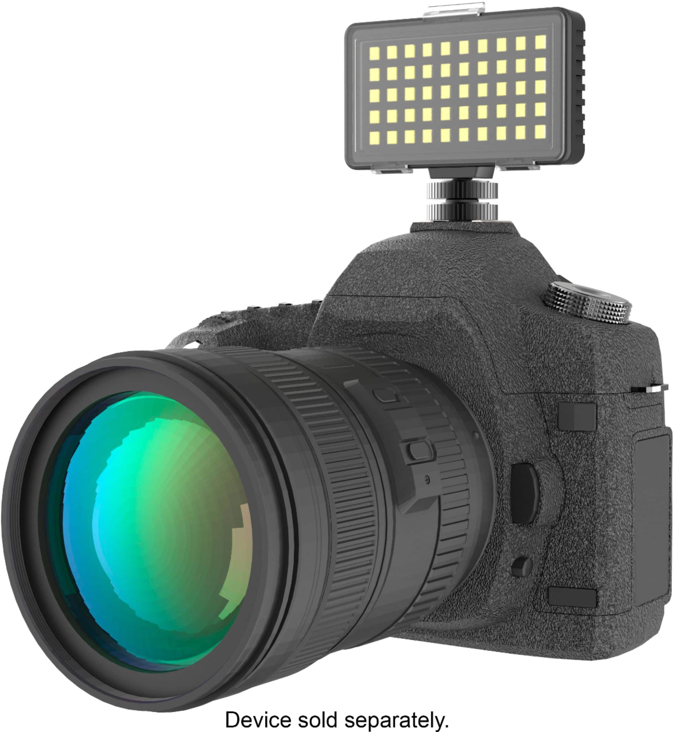 Alt View 12. Digipower - Insta-Fame Dimmable 50 LED Super Bright Video Light with 3X Light Diffusers and Smartphone Mount.