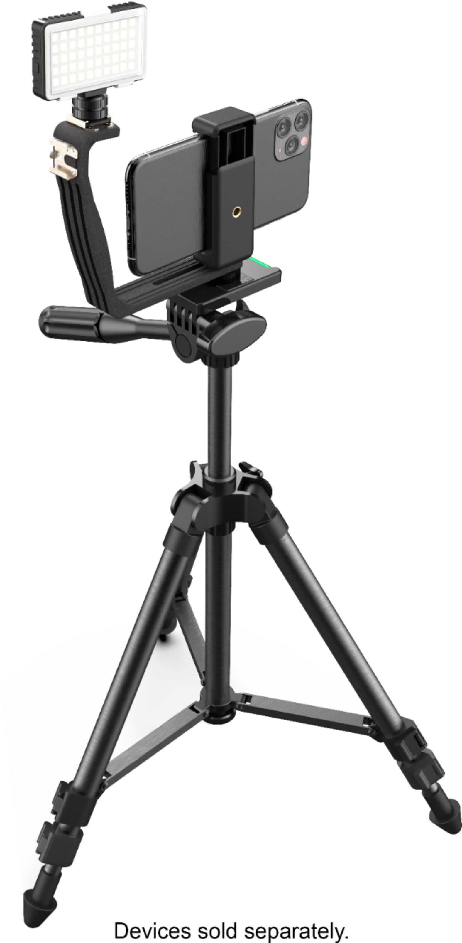 Alt View 13. Digipower - Insta-Fame Dimmable 50 LED Super Bright Video Light with 3X Light Diffusers and Smartphone Mount.